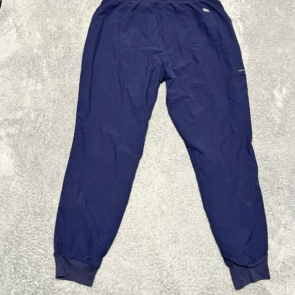 Figs Zamora Scrub Pants Womens XL Tall Blue Jogger Technical Scrubs Heavy - Picture 3 of 10